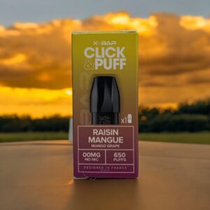 pod xbar click and puff raisin mangue