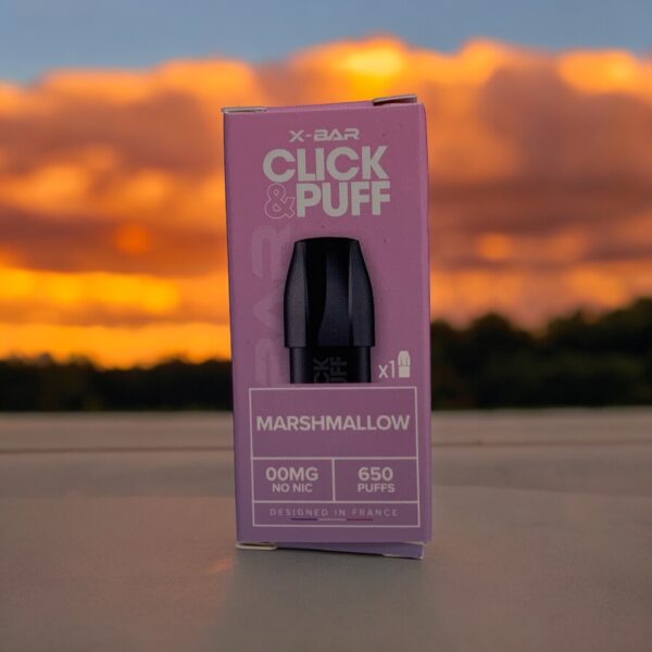 pod xbar click and puff marshmallow