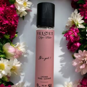 eliquide Lichee, Rose Goyave velvet de vape maker 50ml