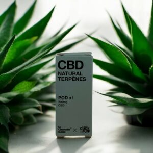 Pod xbar click and puff CBD naturals terpènes 200mg